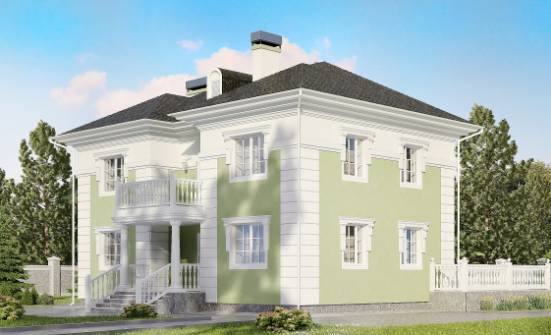 155-005-П Проект двухэтажного дома, простой коттедж из поризованных блоков Далматово | Проекты домов от House Expert