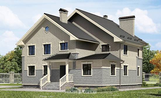 300-004-П Проект двухэтажного дома, просторный домик из газобетона Далматово | Проекты домов от House Expert