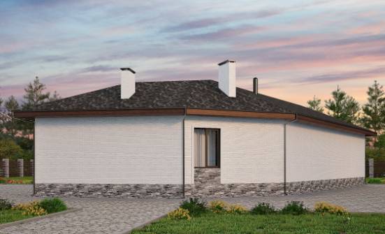 145-001-Л Проект бани из газосиликатных блоков Шумиха | Проекты домов от House Expert
