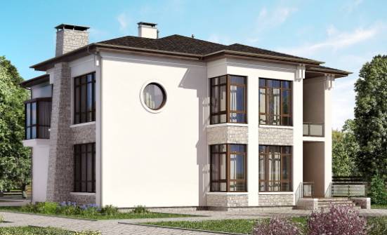 300-005-П Проект двухэтажного дома, огромный загородный дом из кирпича Далматово | Проекты домов от House Expert