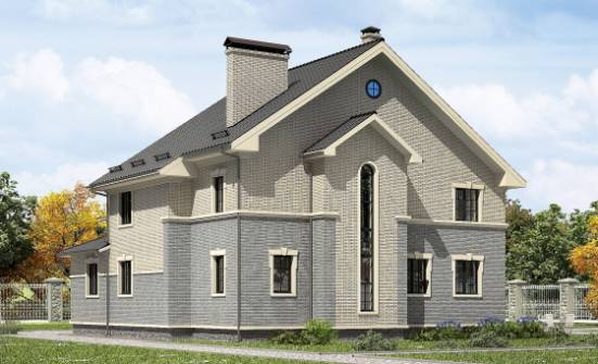 300-004-П Проект двухэтажного дома, просторный домик из газобетона Далматово | Проекты домов от House Expert