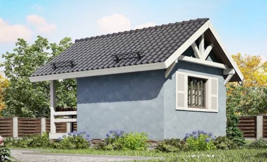 020-001-Л Проект одноэтажного дома, миниатюрный загородный дом из дерева Шумиха | Проекты одноэтажных домов от House Expert