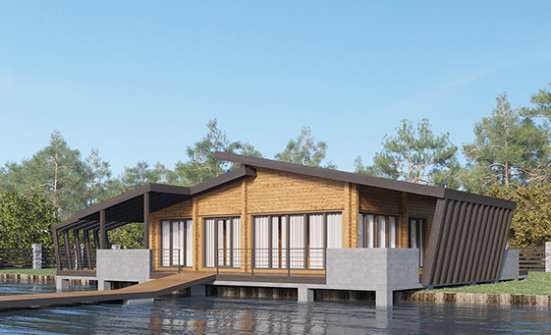 100-007-П Проект бани из дерева Курган | Проекты одноэтажных домов от House Expert