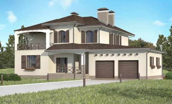 285-002-П Проект двухэтажного дома, гараж, огромный дом из кирпича Далматово | Проекты домов от House Expert