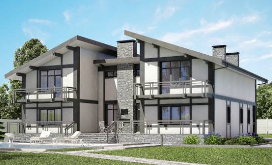 280-002-П Проект двухэтажного дома мансардный этаж, экономичный домик из кирпича Курган | Проекты домов от House Expert