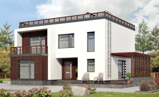 215-002-П Проект двухэтажного дома, классический загородный дом из блока Далматово | Проекты домов от House Expert