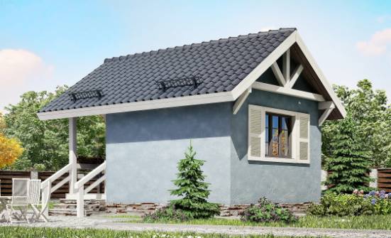 020-001-П Проект одноэтажного дома, красивый дом из дерева Шумиха | Проекты домов от House Expert