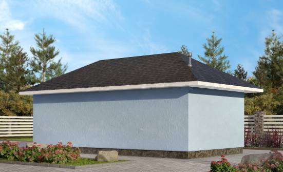 040-001-Л Проект гаража из арболита Далматово | Проекты домов от House Expert