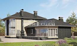 305-003-Л Проект двухэтажного дома, классический домик из блока Шадринск, House Expert