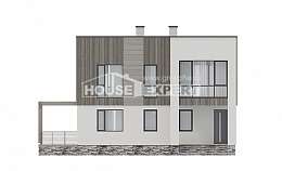150-017-П Проект двухэтажного дома, уютный домик из газобетона Шадринск, House Expert