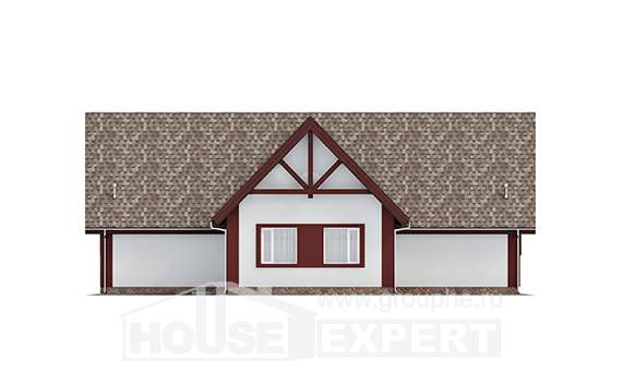 145-002-Л Проект гаража из газобетона Шумиха, House Expert