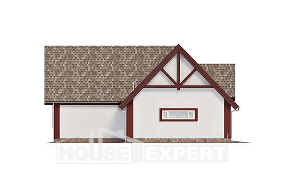 145-002-Л Проект гаража из твинблока Курган, House Expert