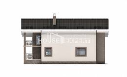 210-003-П Проект двухэтажного дома с мансардой, красивый коттедж из твинблока Шумиха, House Expert