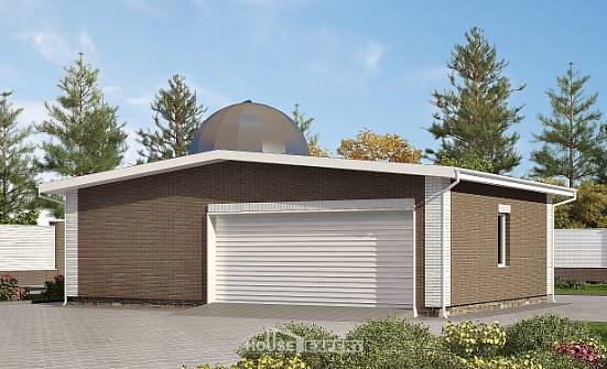 075-001-П Проект гаража из кирпича Далматово | Проекты домов от House Expert