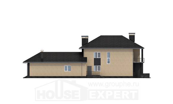 305-003-Л Проект двухэтажного дома, просторный загородный дом из пеноблока Шадринск, House Expert