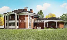 400-002-Л Проект двухэтажного дома, гараж, большой дом из кирпича Шадринск, House Expert