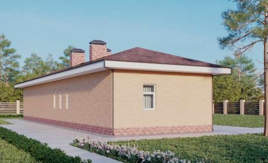 110-006-П Проект бани из керамзитобетонных блоков Шадринск | Проекты домов от House Expert