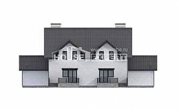 290-003-П Проект двухэтажного дома мансардный этаж, просторный загородный дом из пеноблока Далматово, House Expert
